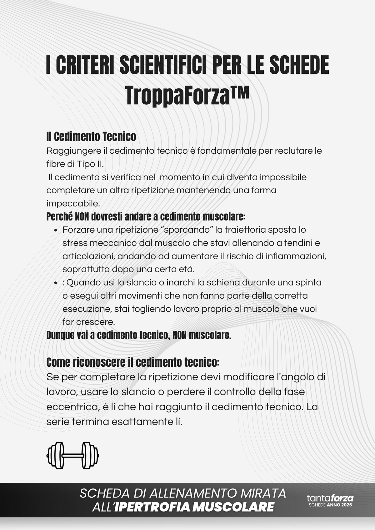 Scheda di Allenamento TroppaForza™ scaricabile UOMO