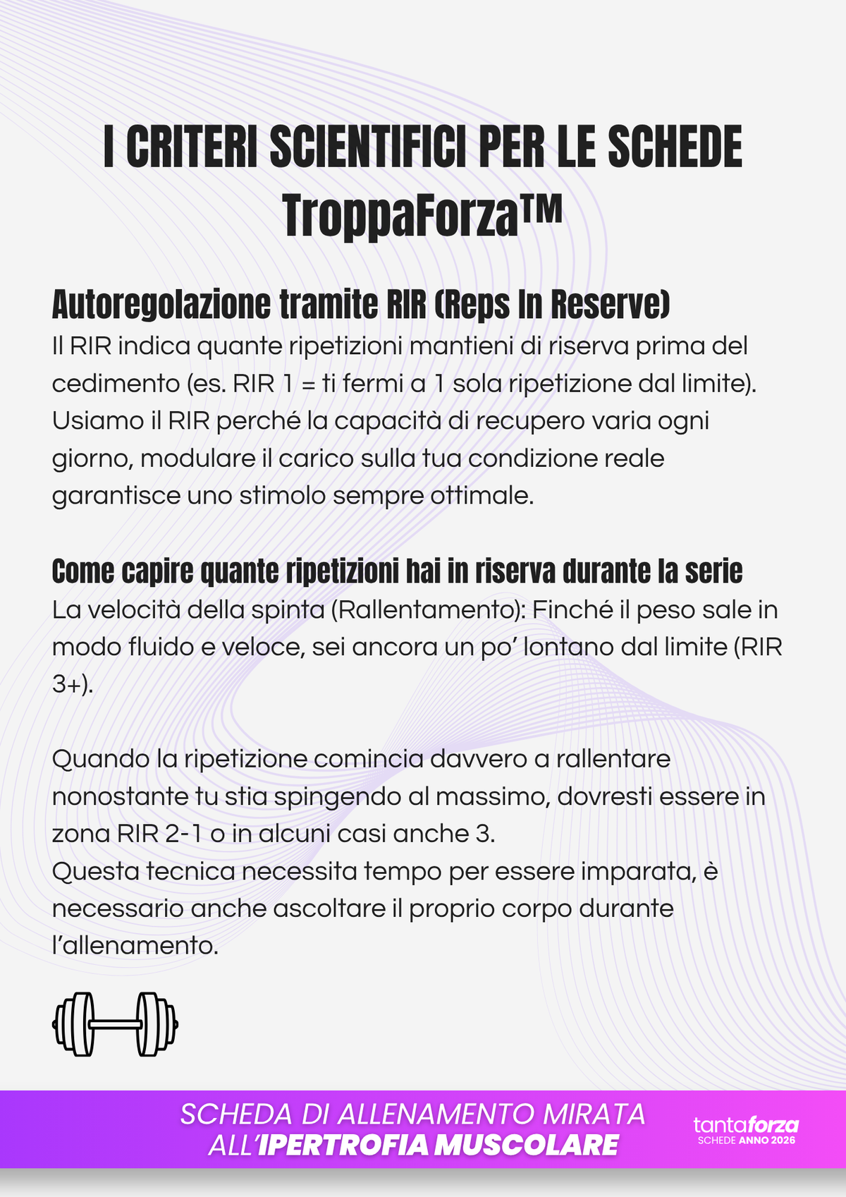 Scheda di Allenamento TroppaForza™ scaricabile DONNA