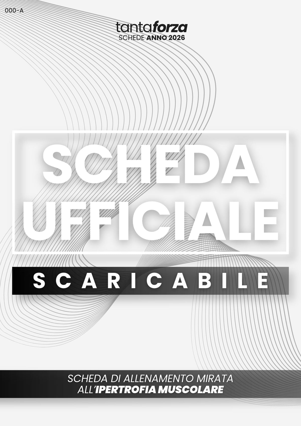 Scheda di Allenamento TroppaForza™ scaricabile UOMO